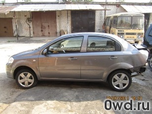 Битый автомобиль Chevrolet Aveo