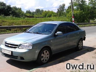 Битый автомобиль Chevrolet Lacetti