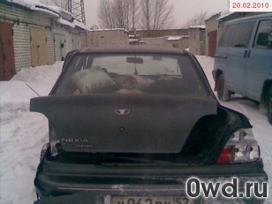 Битый автомобиль Daewoo Nexia