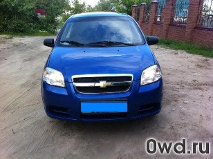 Битый автомобиль Chevrolet Aveo