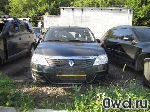 Битый автомобиль Renault Logan