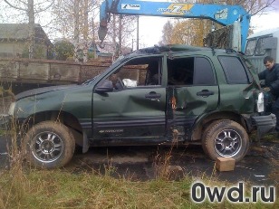 Битый автомобиль Chevrolet Tracker