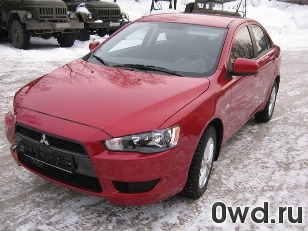 Битый автомобиль Mitsubishi Lancer