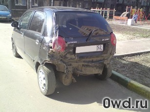 Битый автомобиль Chevrolet Spark