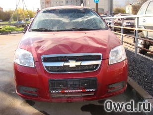 Битый автомобиль Chevrolet Aveo