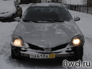 Битый автомобиль Nissan Primera