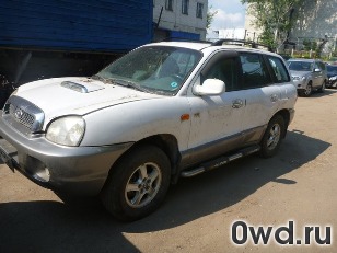 Битый автомобиль Hyundai Santa Fe