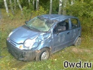 Битый автомобиль Daewoo Matiz