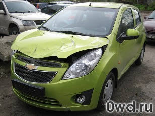 Битый автомобиль Chevrolet Spark