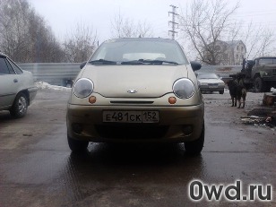 Битый автомобиль Daewoo Matiz